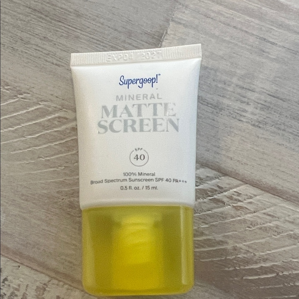 Supergoop! Mineral Matte Screen. Mini size